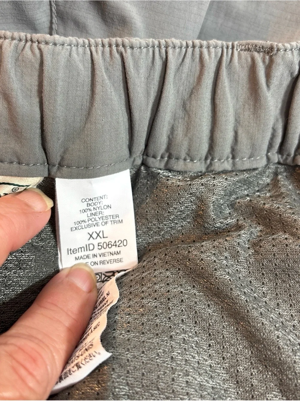 L.L. Bean lightweight gray